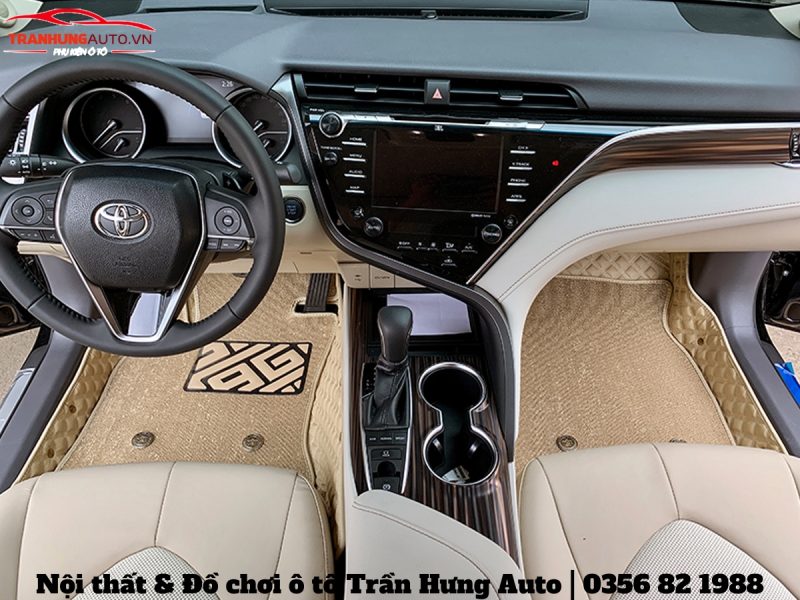 Trải sàn da Toyota Camry | Thảm lót sàn xe ô tô Toyota Camry!
