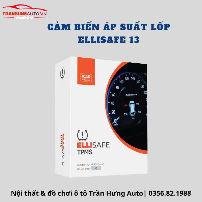 Cảm biến áp suất lốp theo xe Ellisafe i3